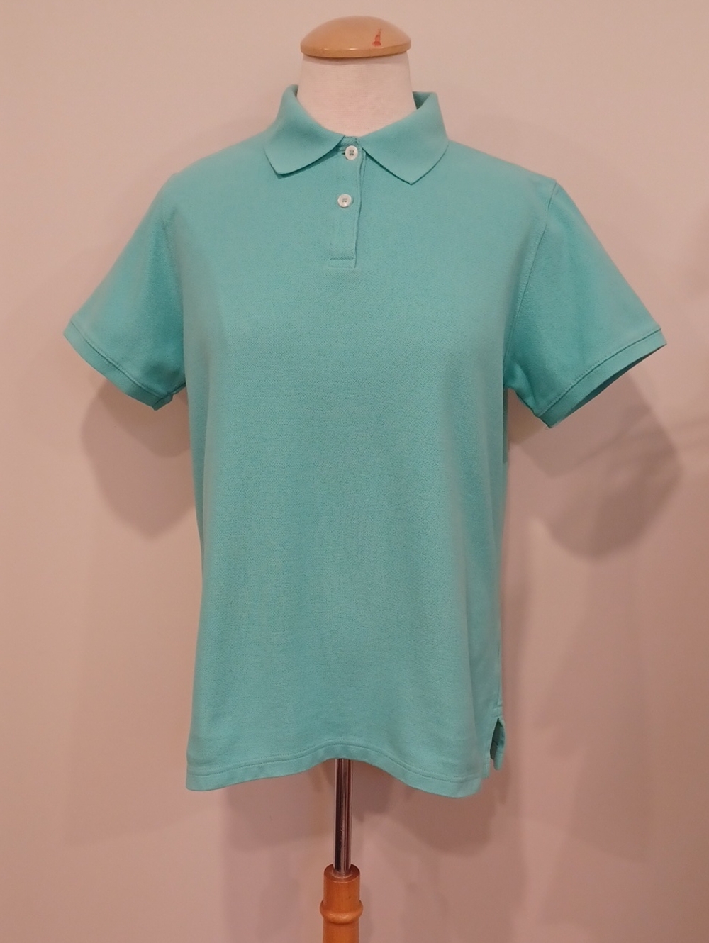 L.L. Bean Waffle Weave Relaxed Fit Polo Shirt- Sz. Med